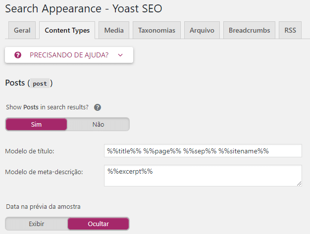 Yoast SEO Title Configuration